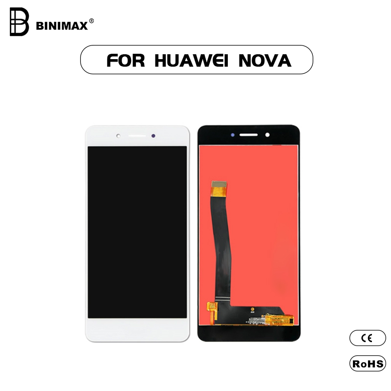 Tela de LCDs de telefonia móvel Tela Binimax para visualização substituível de HW Nova